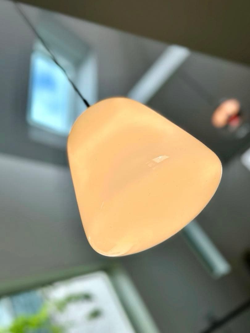 独30年代　opalin school lamp ヴィンテージ・ペンダントランプ