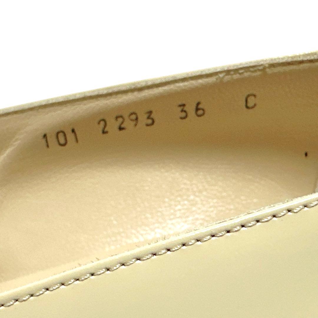 正規品✨極美品✨グッチ 36C 23㎝ ホースビット レザー パンプス ベージュ