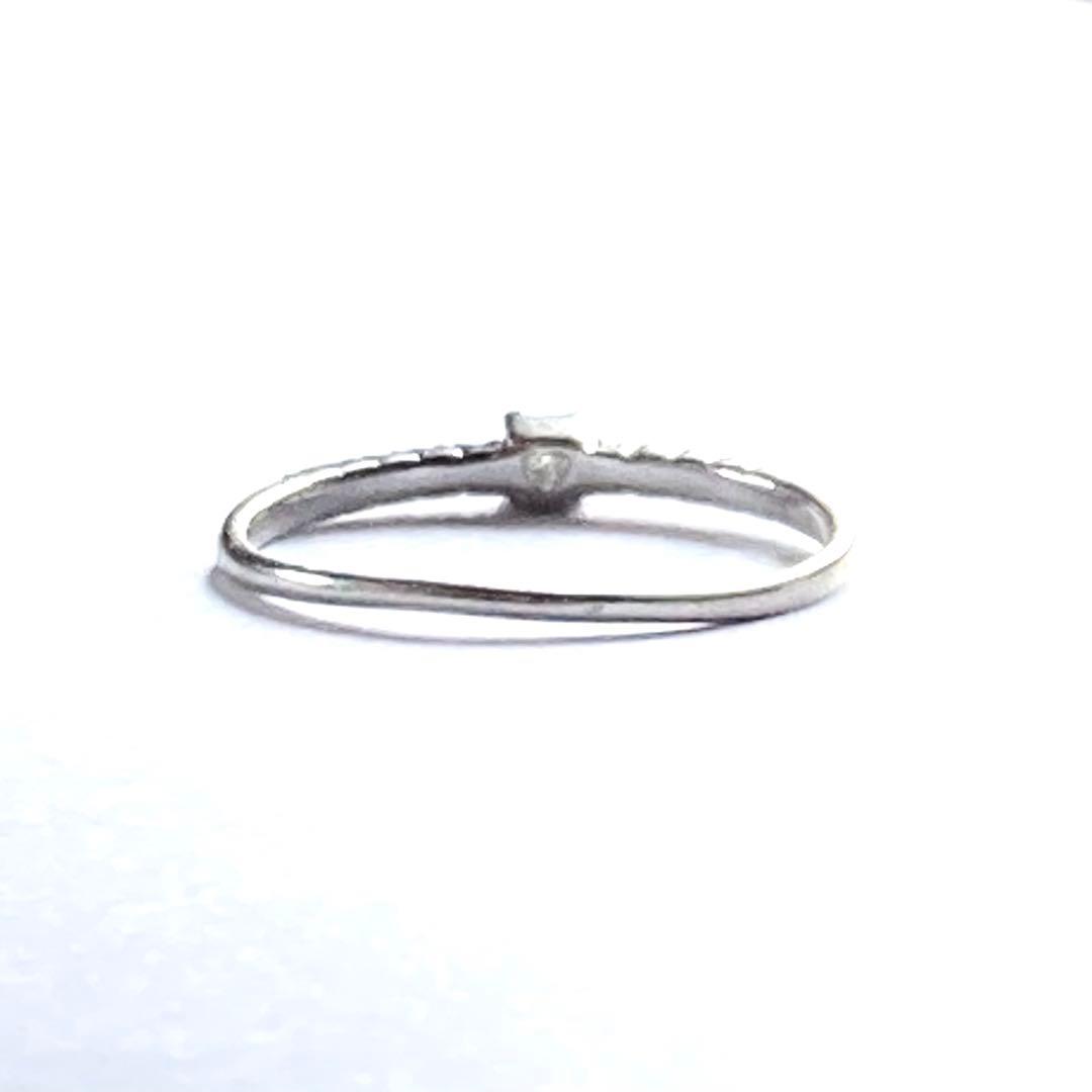 Pt950 プラチナ ダイヤモンド リング 9号