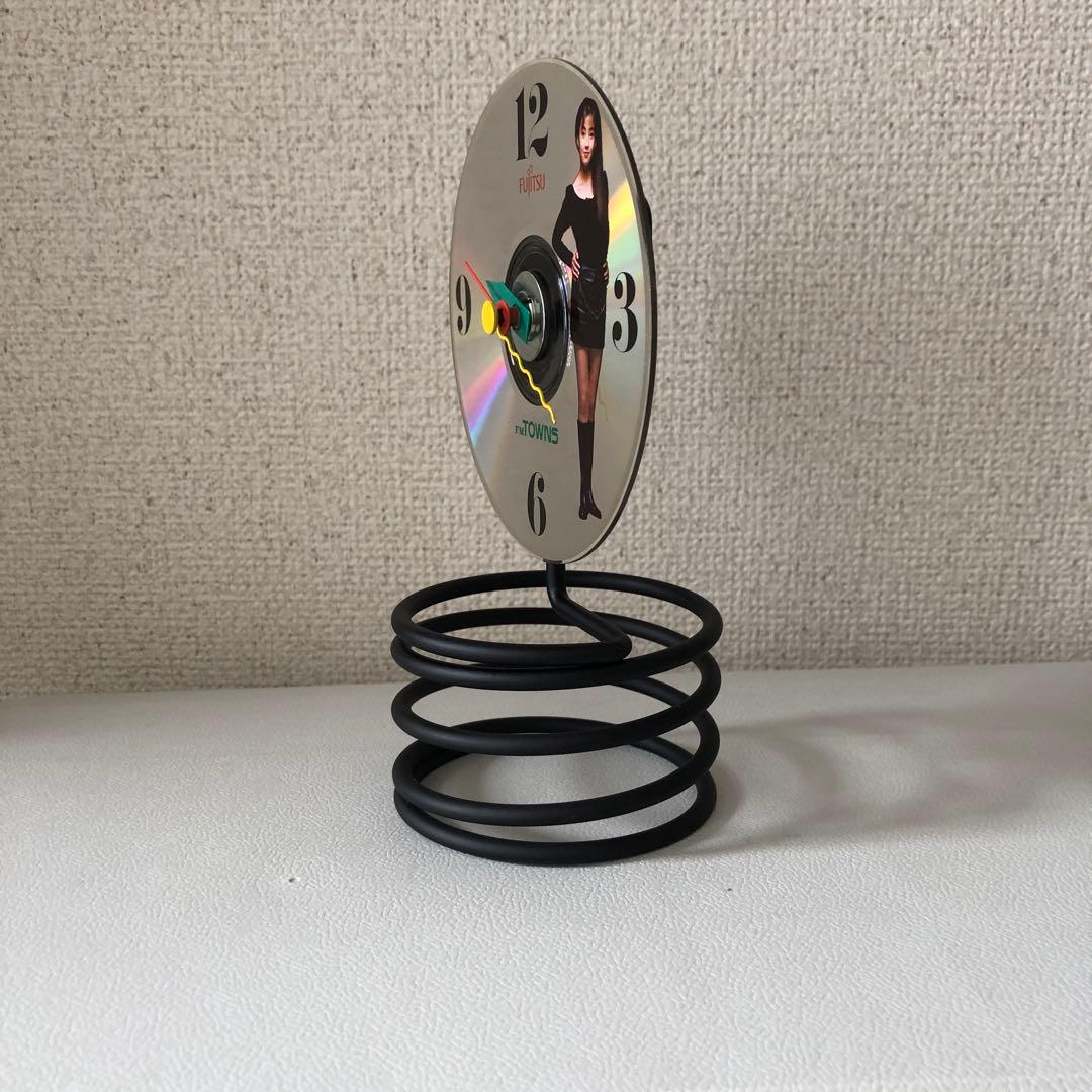 宮沢りえ×ワキタハイテクス×FUJITSU 置時計　ポストモダン 80s
