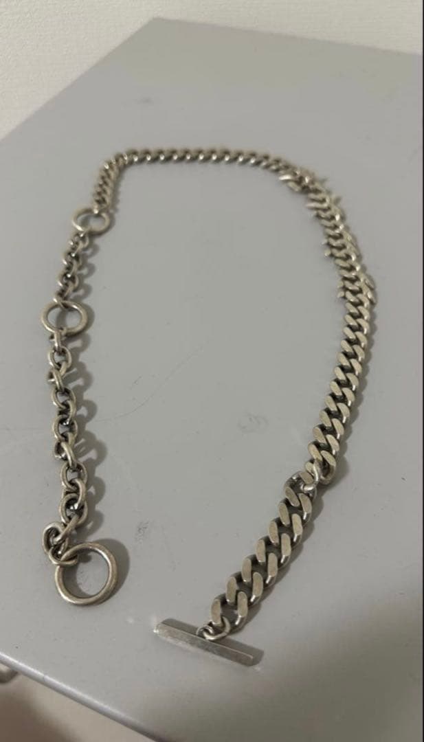 シルバーリンクチェーンネックレス