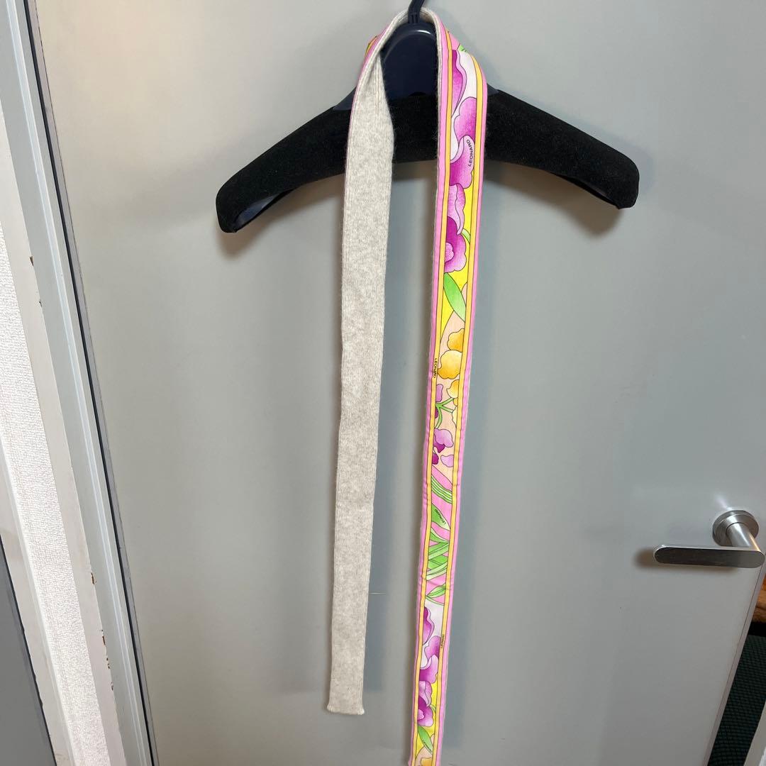 【超美品】レオナール羊毛フォックスロングカーディガン