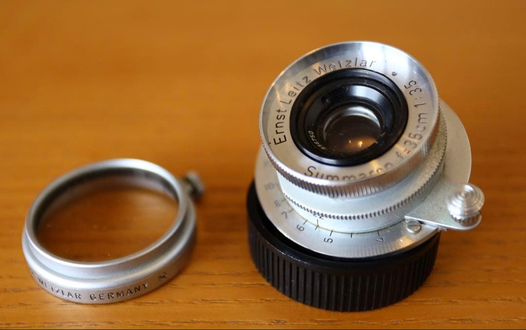 【極美品】純正フィルター付　leica summaron 35mm f3.5 L