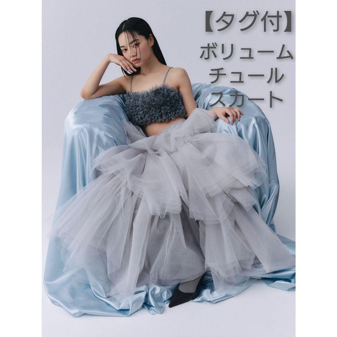 【タグ付】eimy istoire♡ボリューム　チュール　スカート