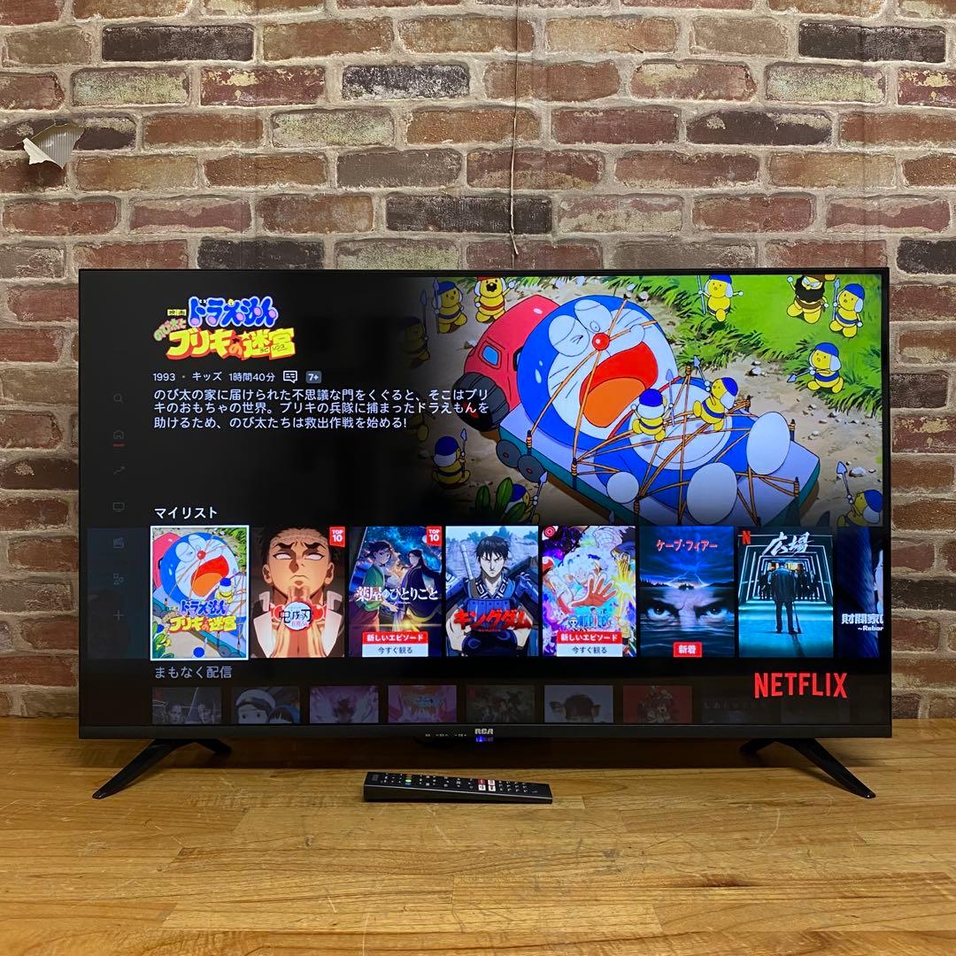 RCA 43V型 4K チューナーレス 液晶テレビ RCA-43N1 アプリ○