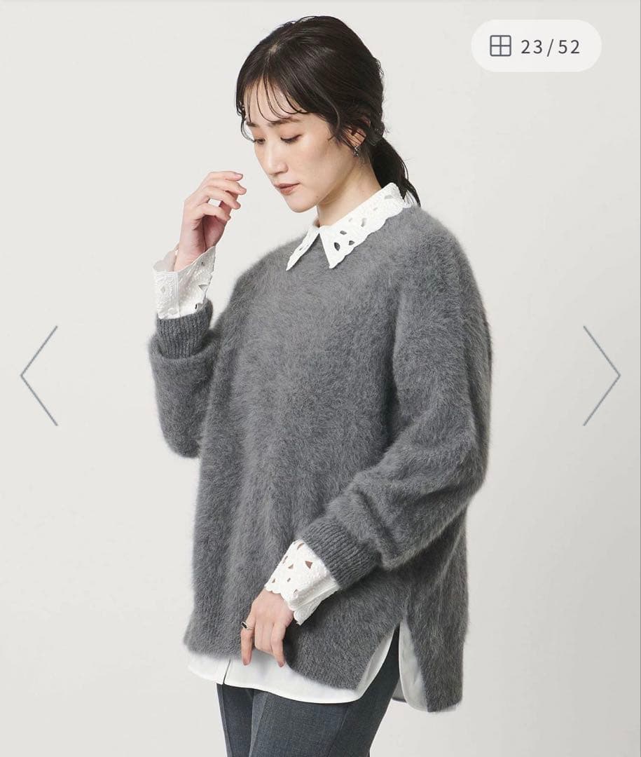 ユナイテッドアローズ　エンブロイダリーシャツ