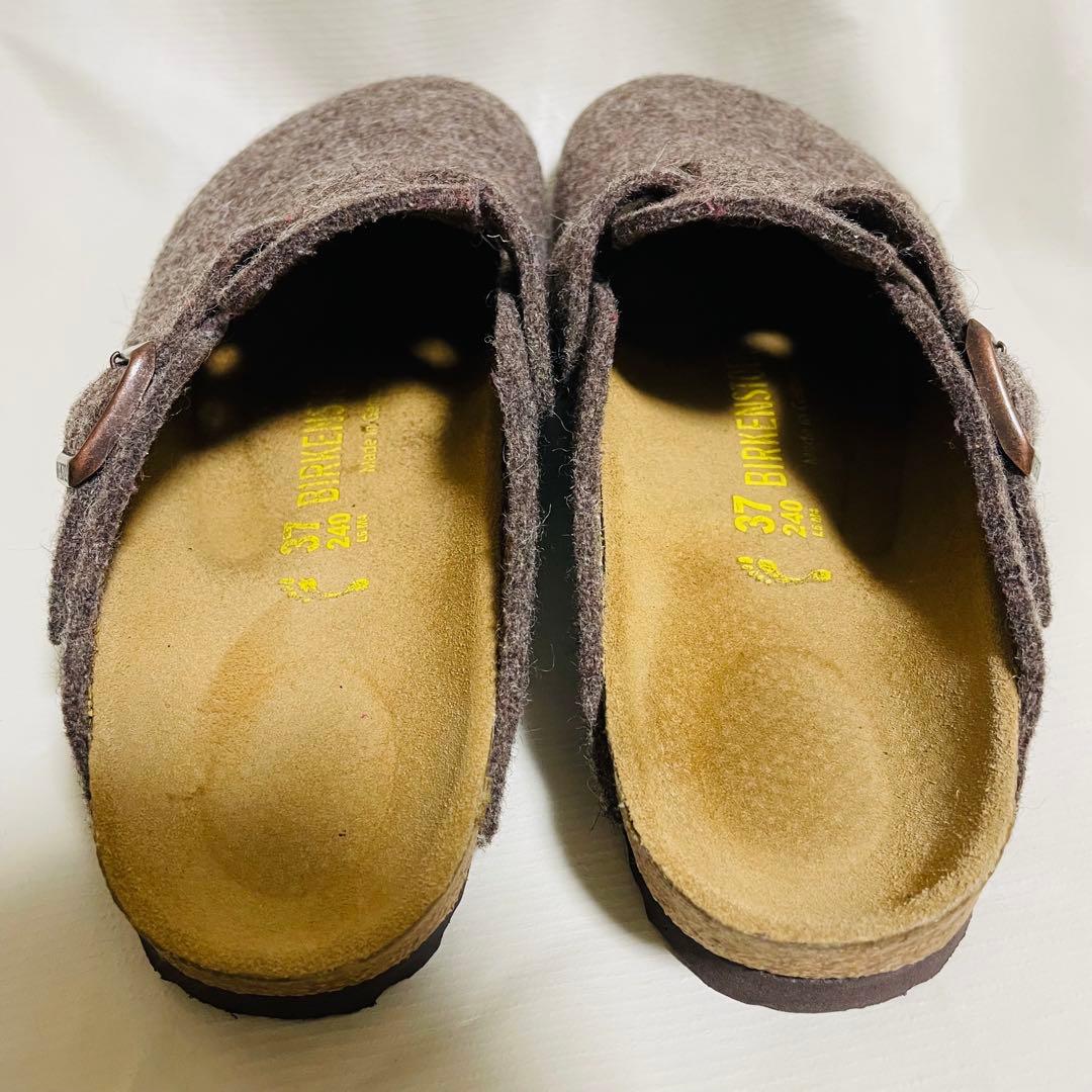 BIRKENSTOCK ビルケン ボストン ココア37 24cm ウール