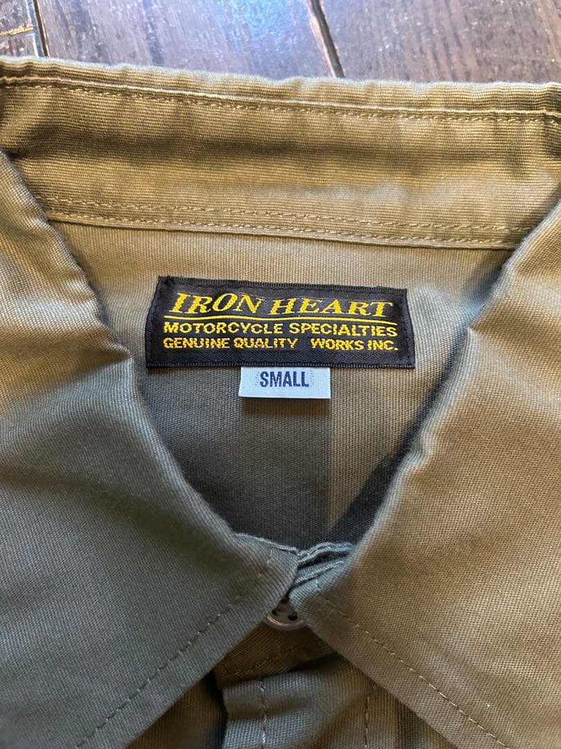 IRON HEART ミリタリーシャツS