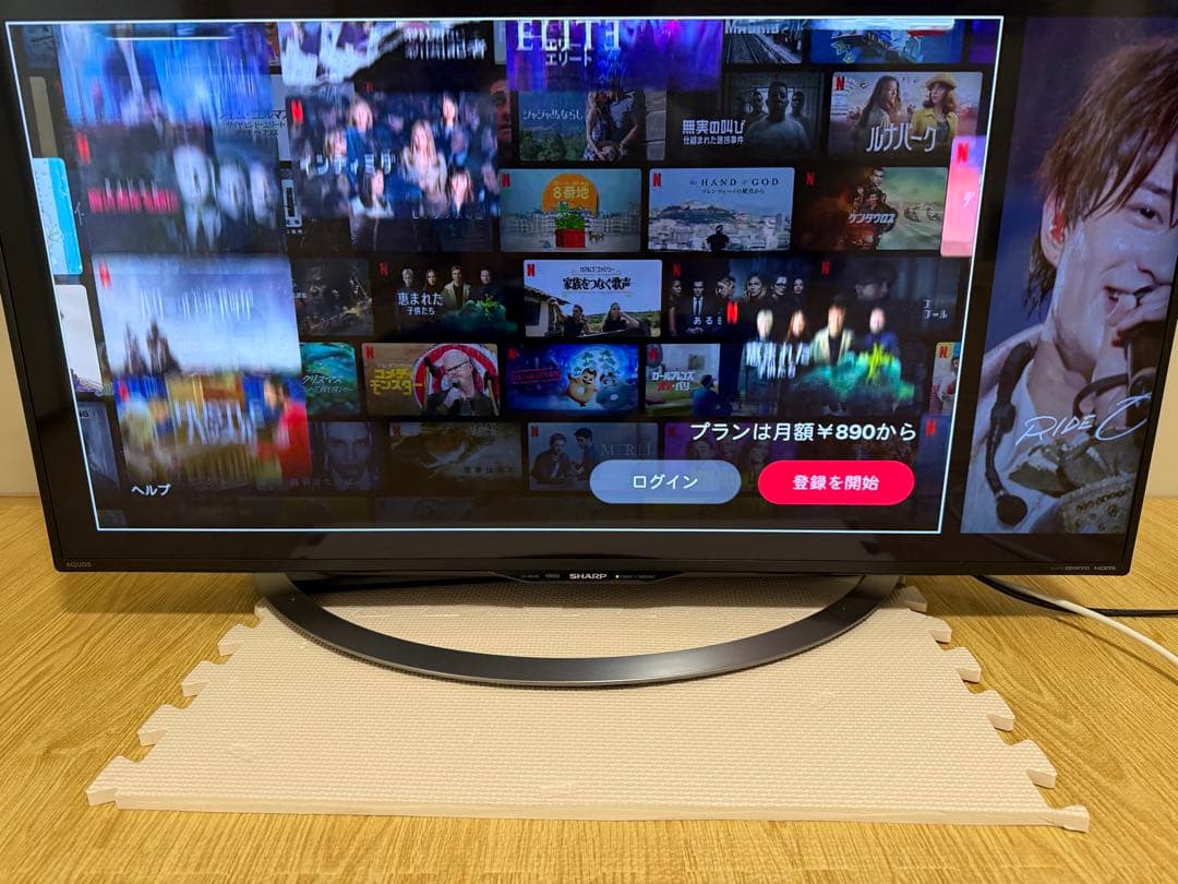 シャープLC-40U45 40型 2017年製⭕️上地、BS/CS、動画可テレビ