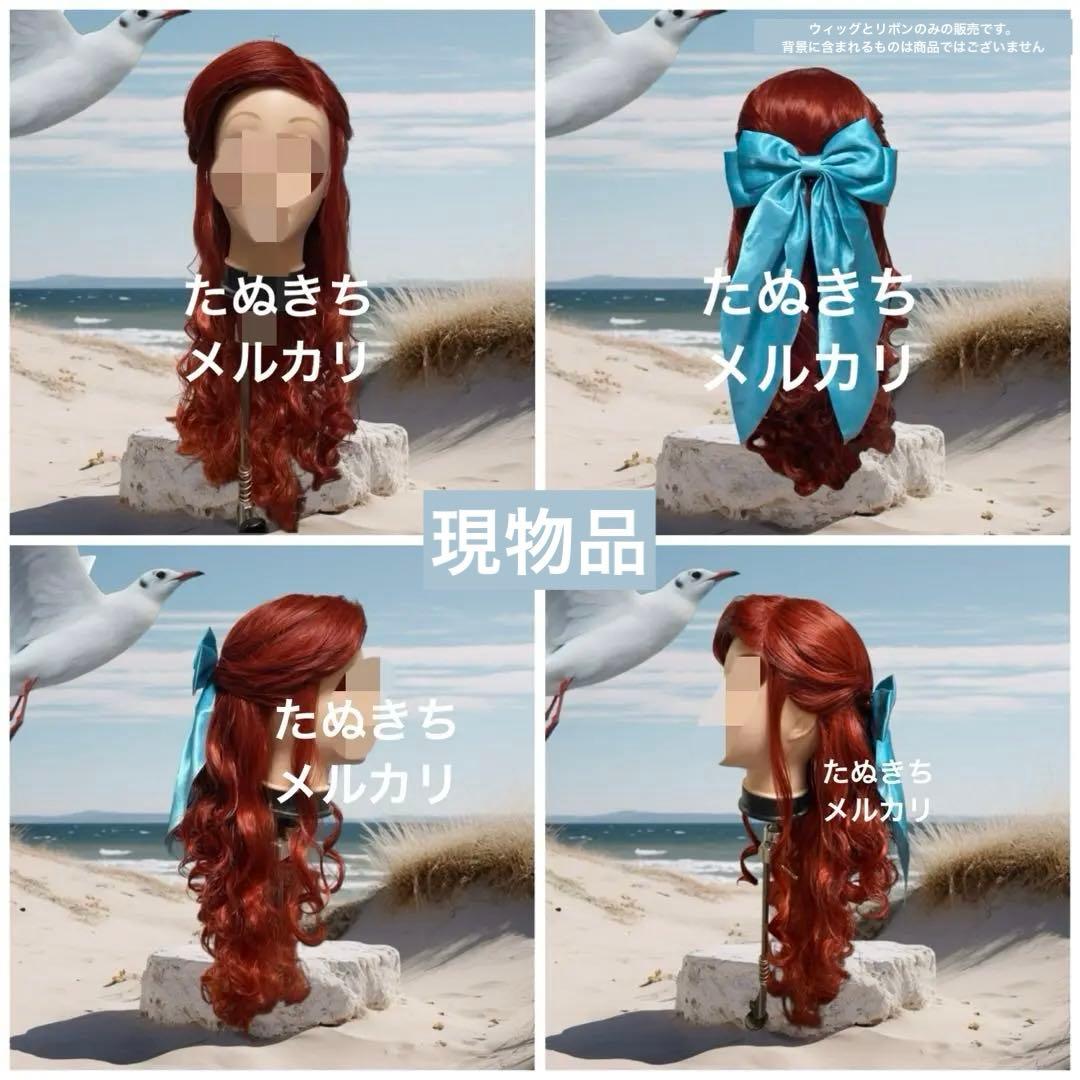 トマトちゃん　アリエル　風　町娘　キスザガール　ウィッグ