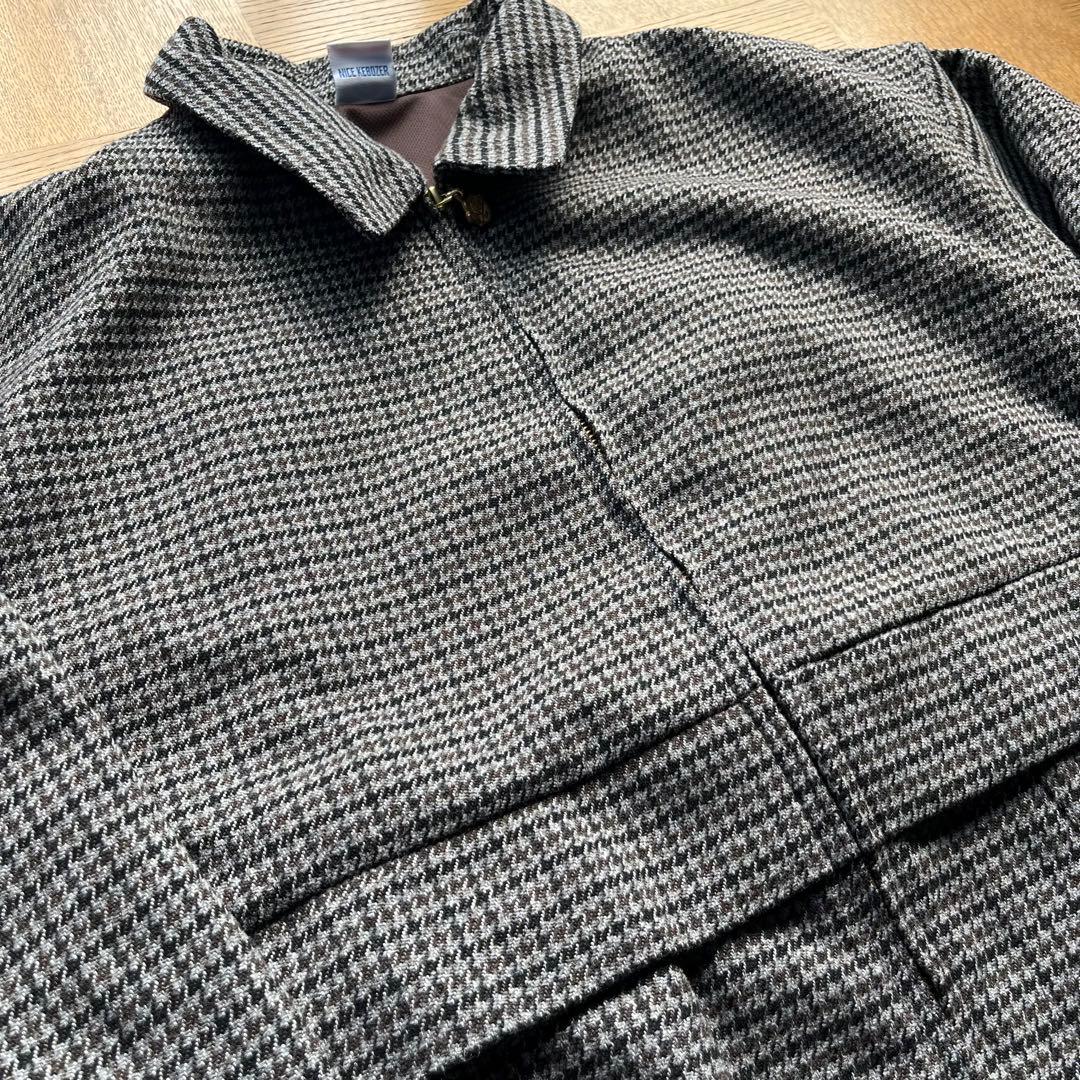 KEBOZ 千鳥格子 チェック ジャケット/パンツ セットアップ L