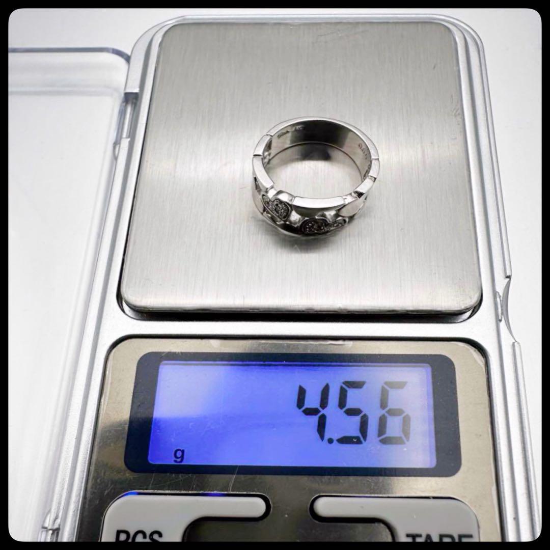 【人気】スタージュエリー K18WG ハート デザイン リング #7