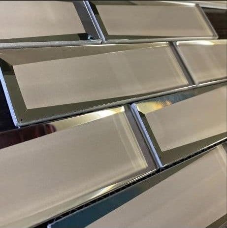 【まとめ売り】スレンダーミラー　9シート　LIXIL　タイル　デザインタイル