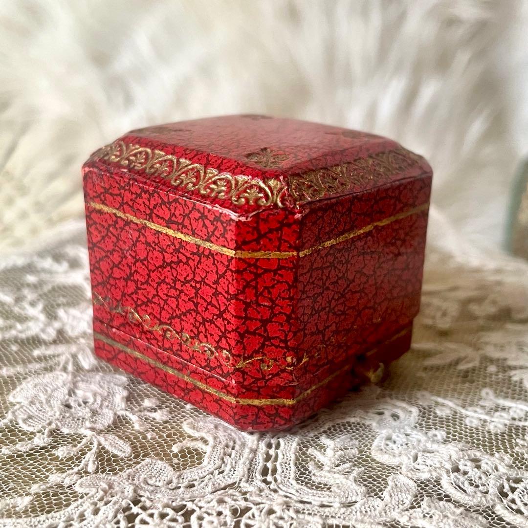 りむ　　リング用ジュエリーボックスアクセサリーケース　フランスアンティーク