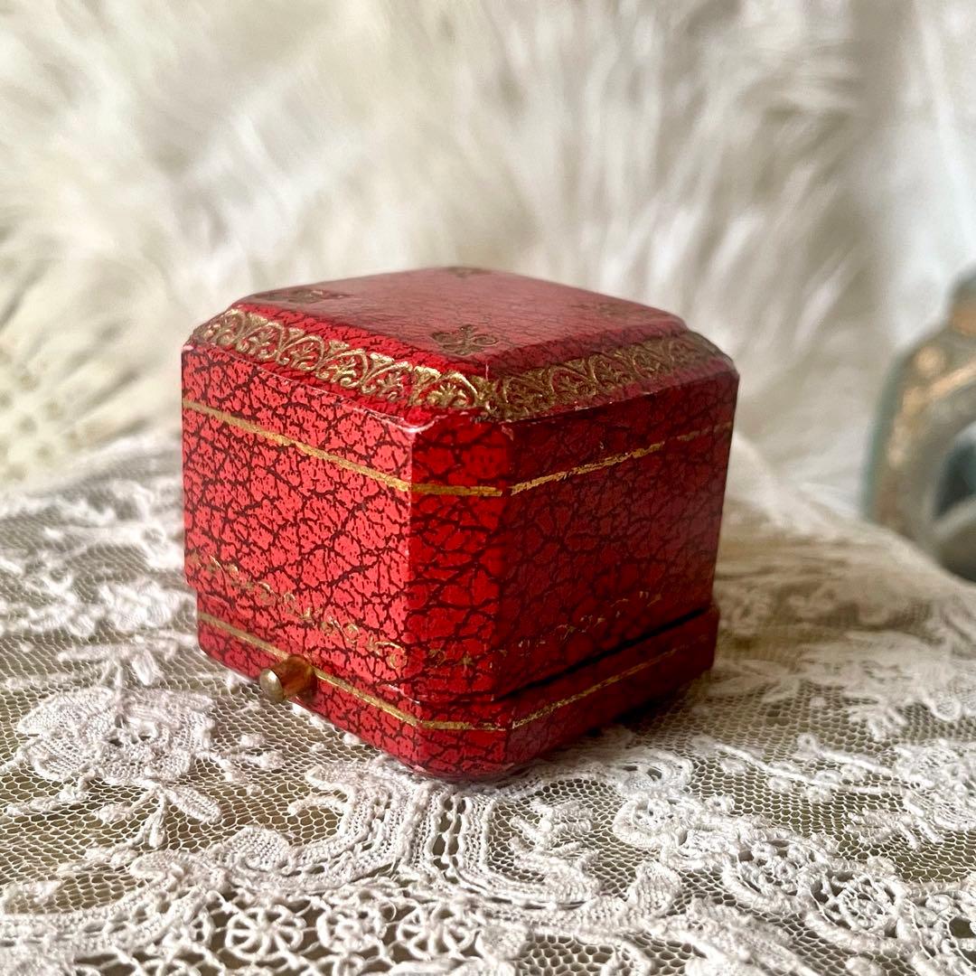 りむ　　リング用ジュエリーボックスアクセサリーケース　フランスアンティーク