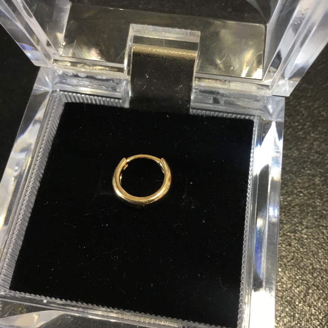 スタージュエリー　K18 フープ　ピアス　0,8g 片方