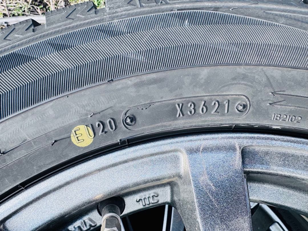 PCD100‼️スタッドレス付アルミホイール4本 DUNLOP 205/60R16