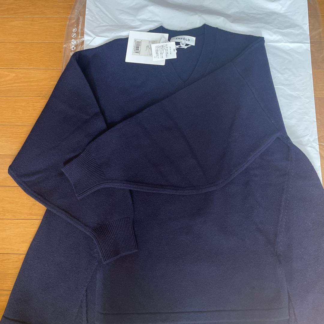 enfold Ｖネック　ネイビー