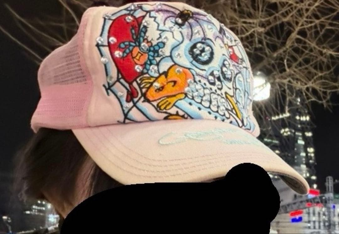 エドハーディー キャップ ピンク