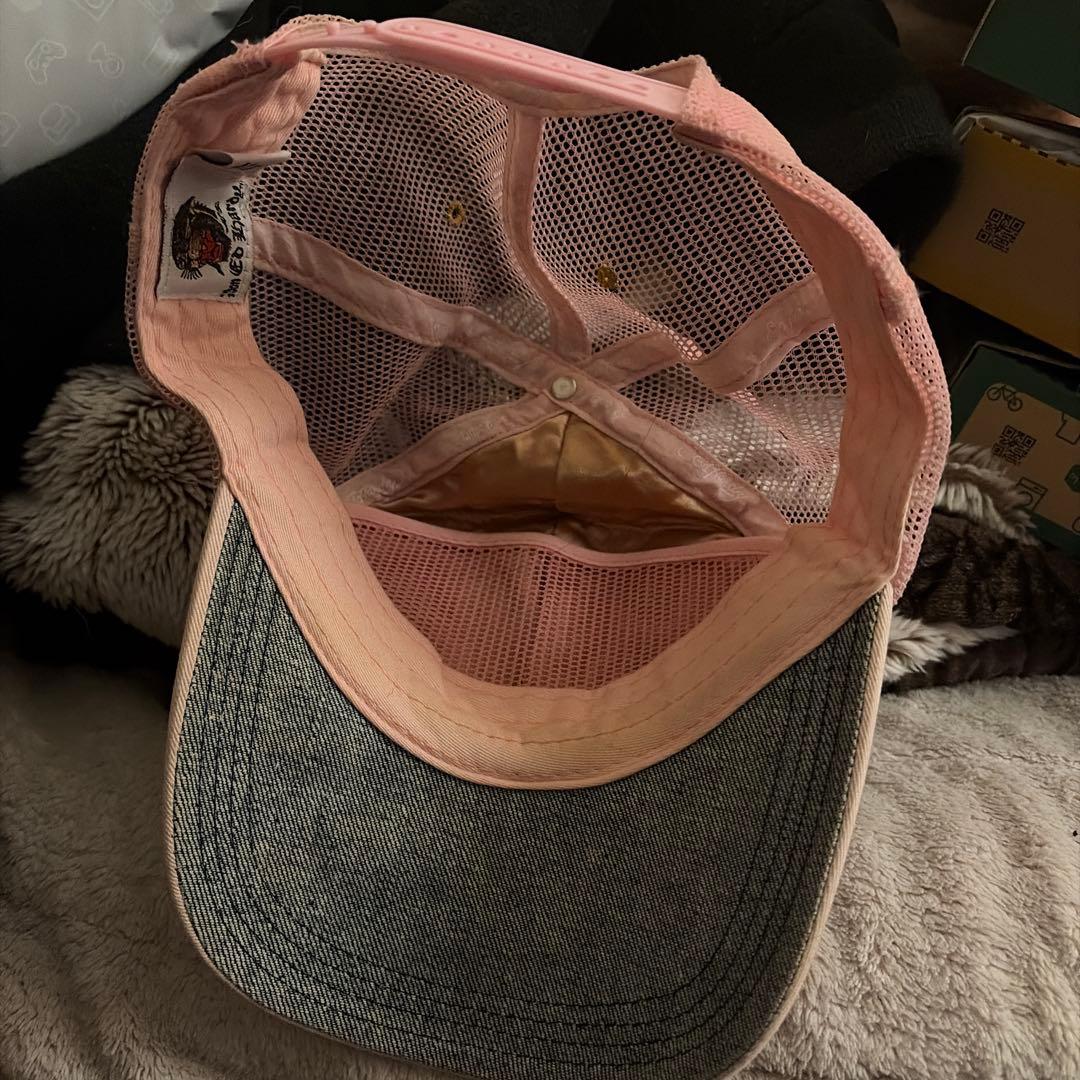 エドハーディー キャップ ピンク