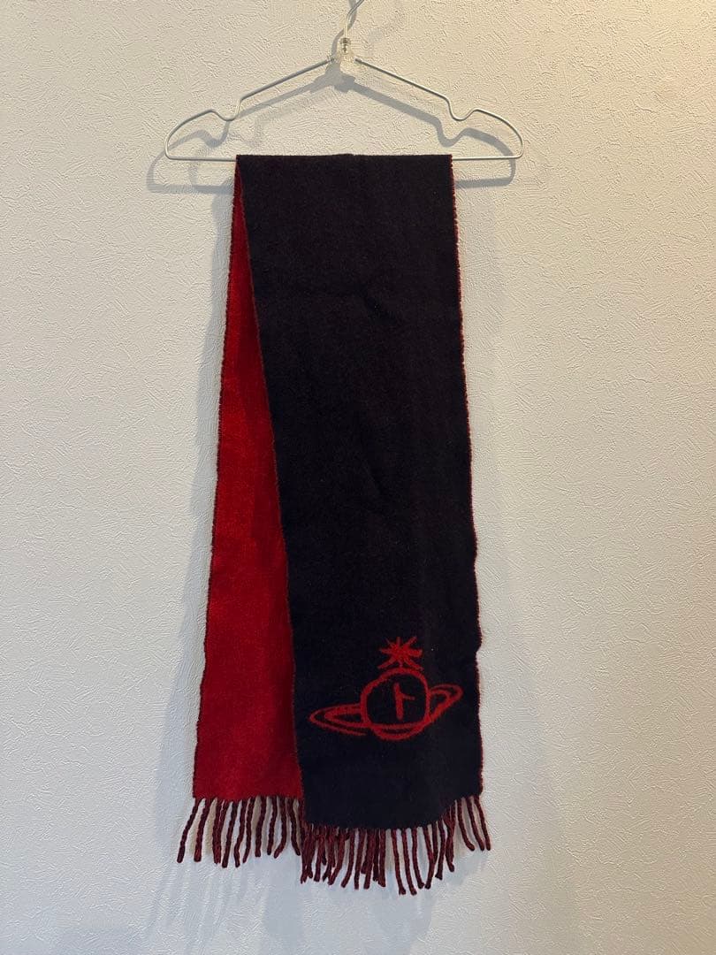 Vivienne Westwood 2way リバーシブル オーブロゴ マフラー