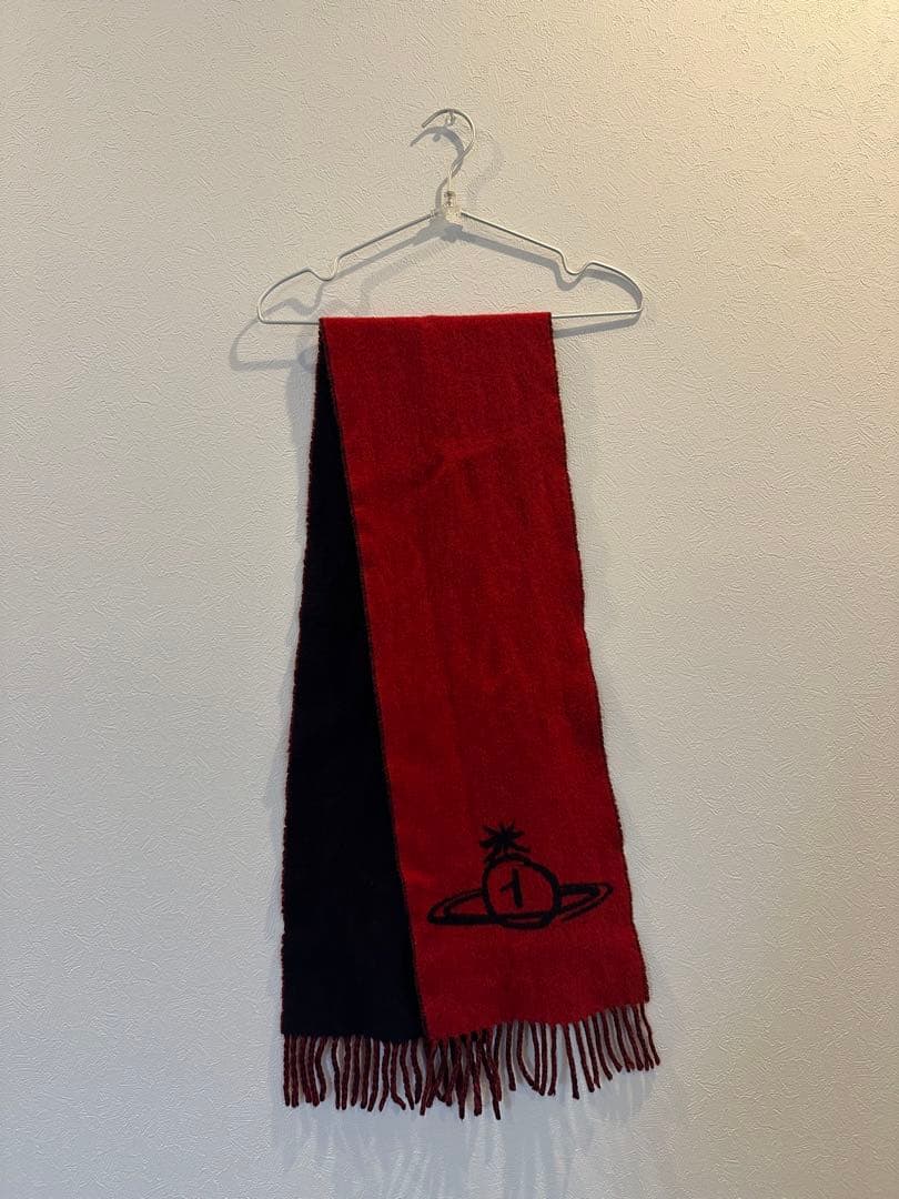 Vivienne Westwood 2way リバーシブル オーブロゴ マフラー