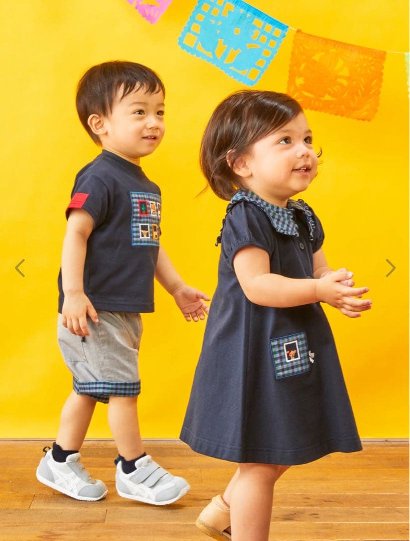 ☆現行品☆ファミリア　ワンピース　セーラー襟