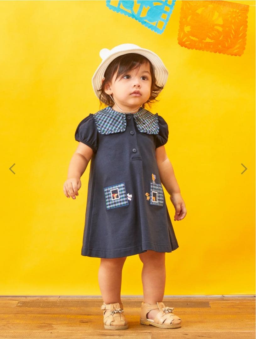 ☆現行品☆ファミリア　ワンピース　セーラー襟