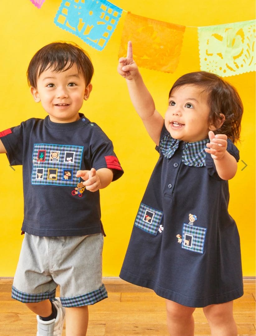 ☆現行品☆ファミリア　ワンピース　セーラー襟