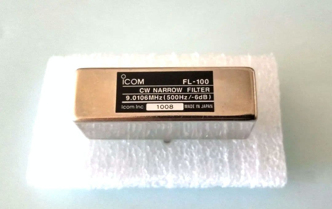 ICOM FL-100 500Hz 帯域幅　 CW ナローフィルター