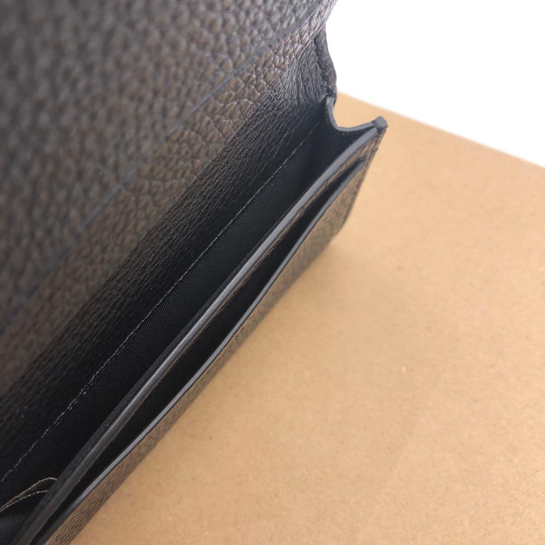 【COACH☆新品】☆ビジネス カード ケース☆名刺入れ☆ブラック☆レザー☆