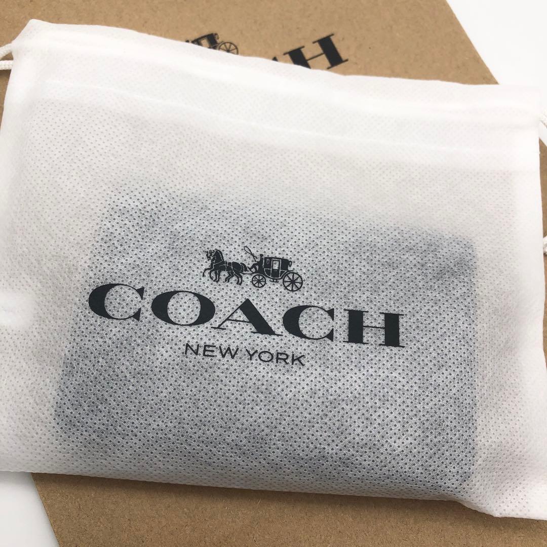 【COACH☆新品】☆ビジネス カード ケース☆名刺入れ☆ブラック☆レザー☆