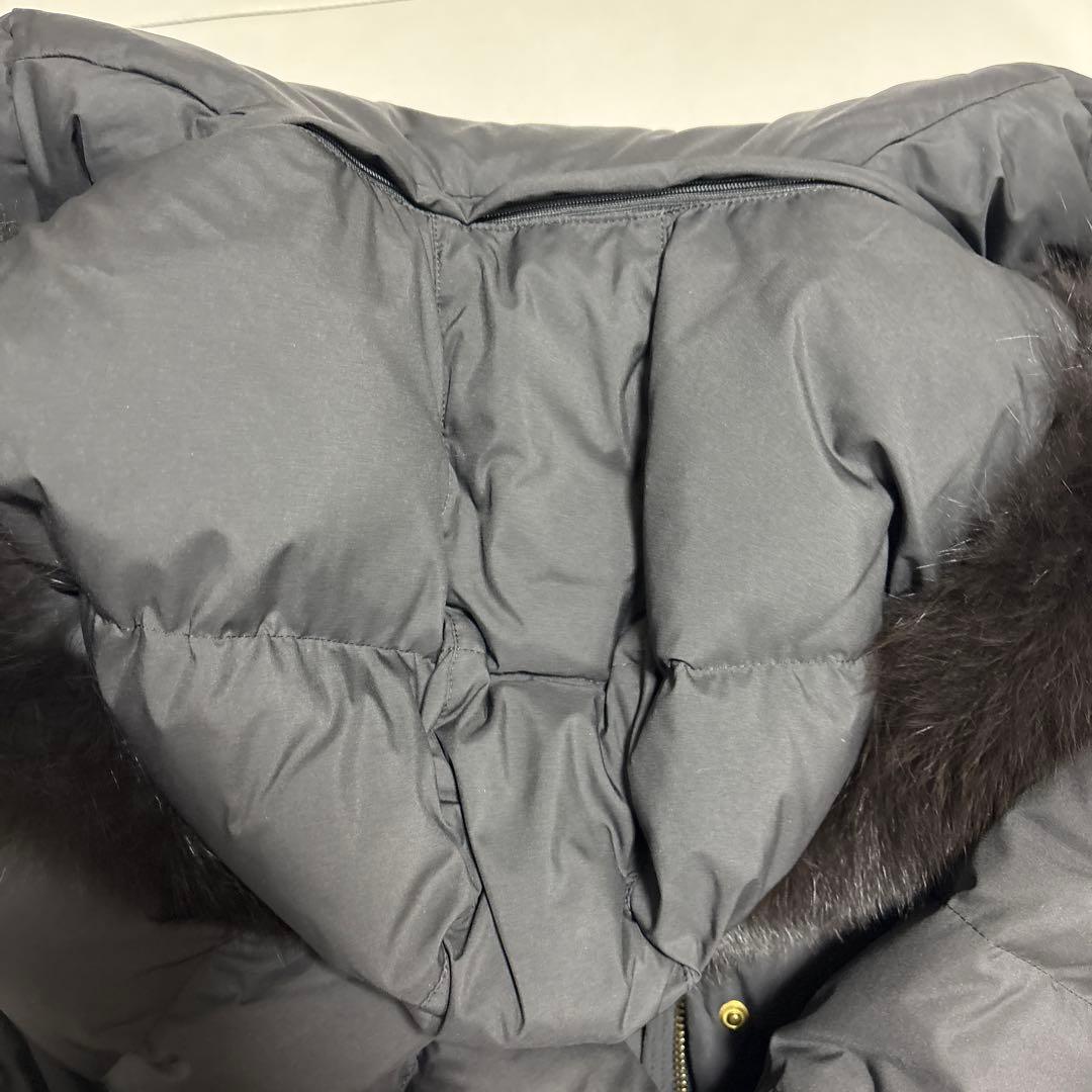 美品✨大人気✨イエナ ロングダウンコート フォックスファー Aライン ブラック