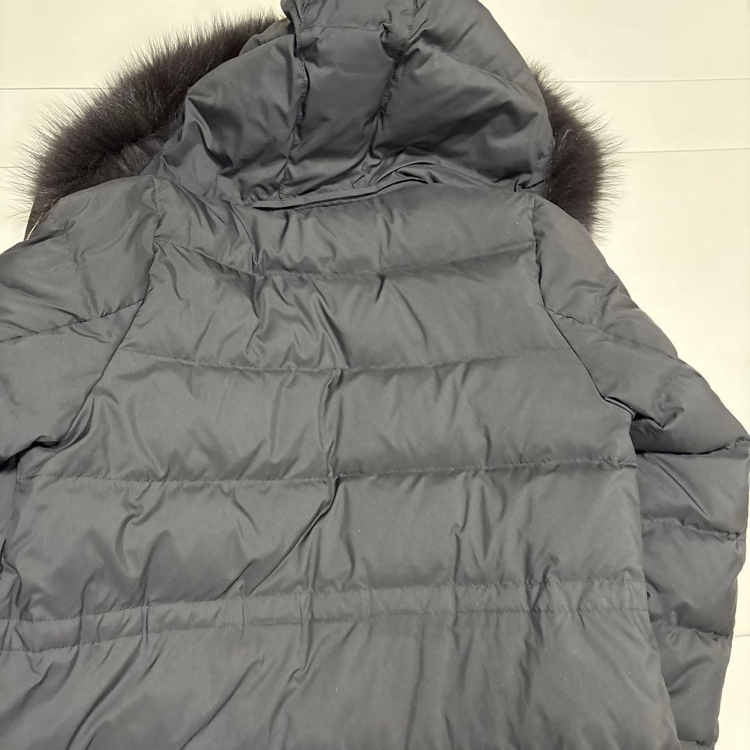 美品✨大人気✨イエナ ロングダウンコート フォックスファー Aライン ブラック