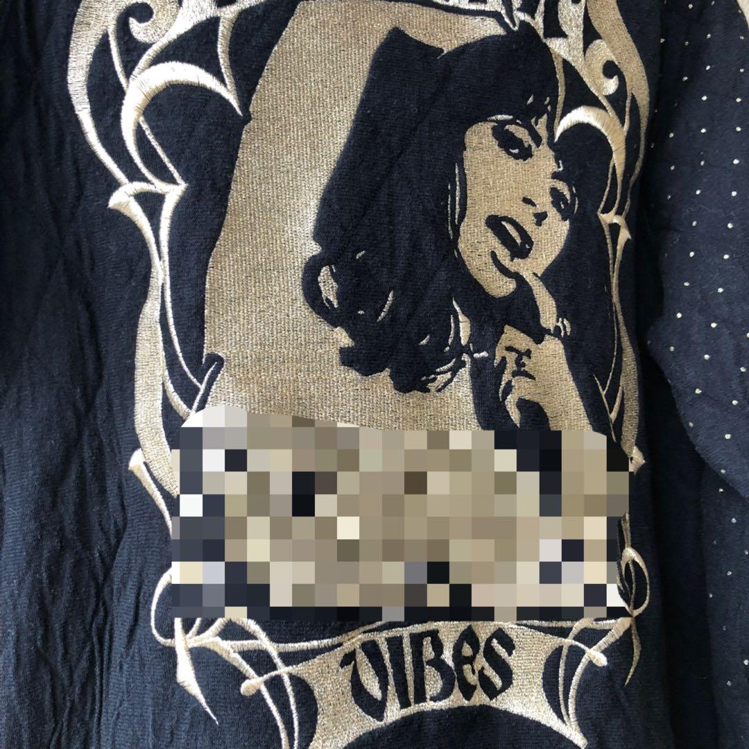 刺繍 HYSTERIC GLAMOUR ヒステリックグラマー スウェットブルゾン