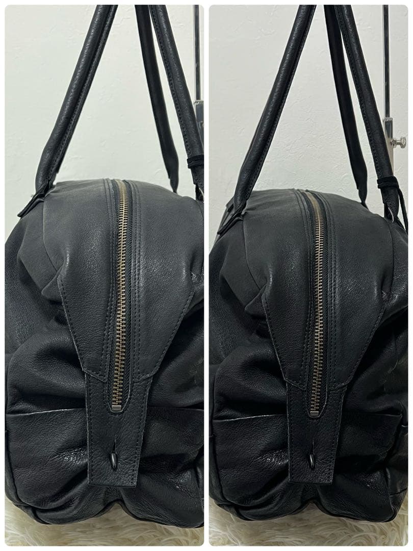 REN レン ボストンバッグ 旅行バッグ トートバッグ 大容量 オールレザー