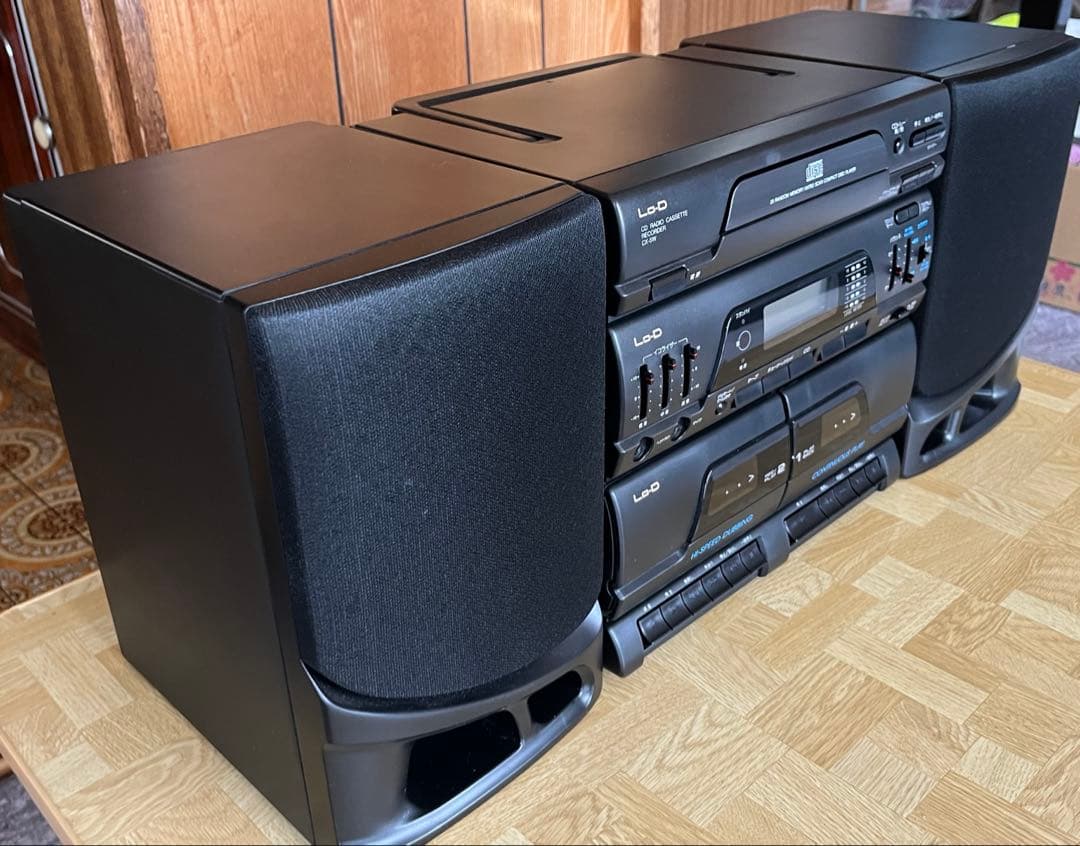 ⭐︎希少！レトロ！日立￼　CDラジオカセットステレオコンポCX-5W 美品⭐︎