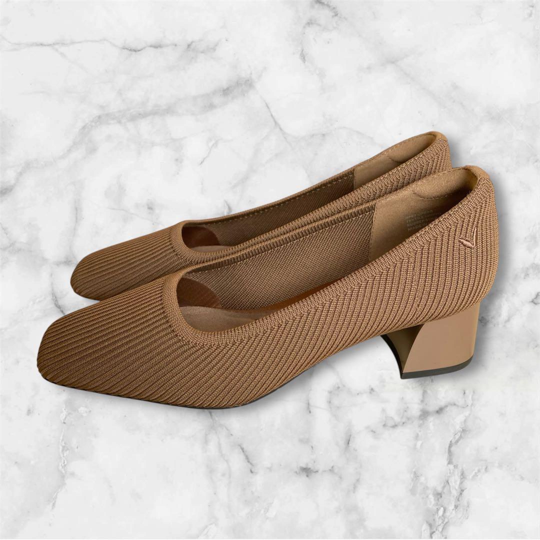 【美品】ビバイア　チャンキーヒール　パンプス　スクエアトゥ　EU37.5