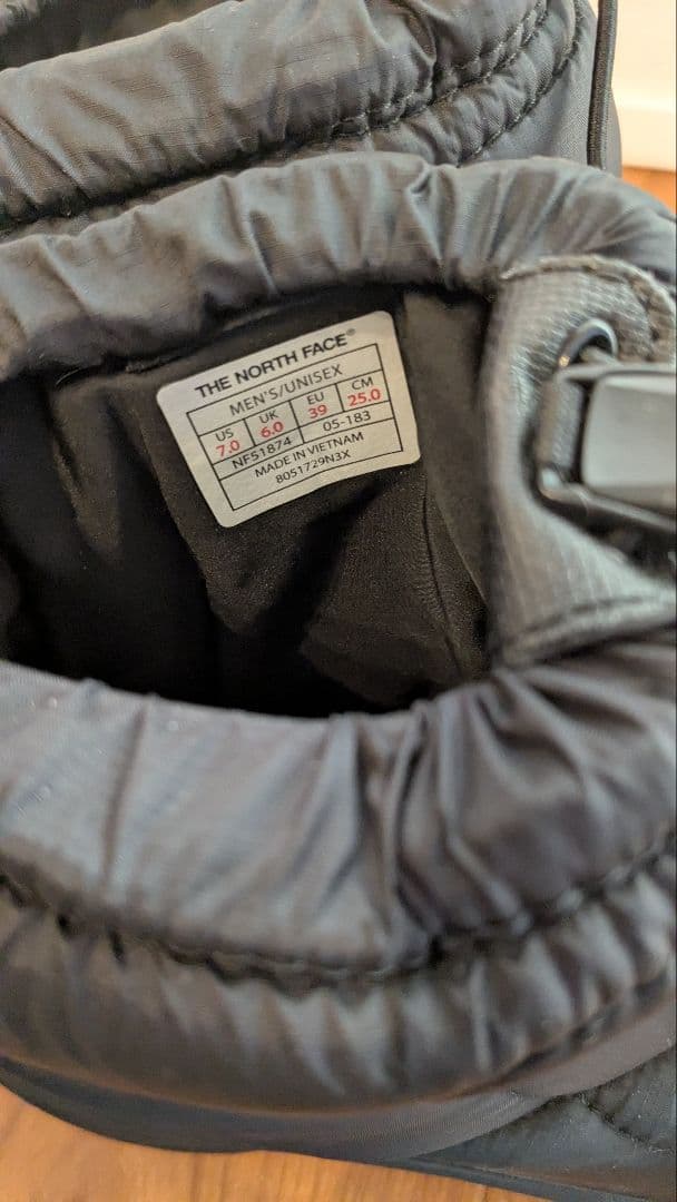 ノースフェイス　ヌプシ ブーティ ウォータープルーフ ショート