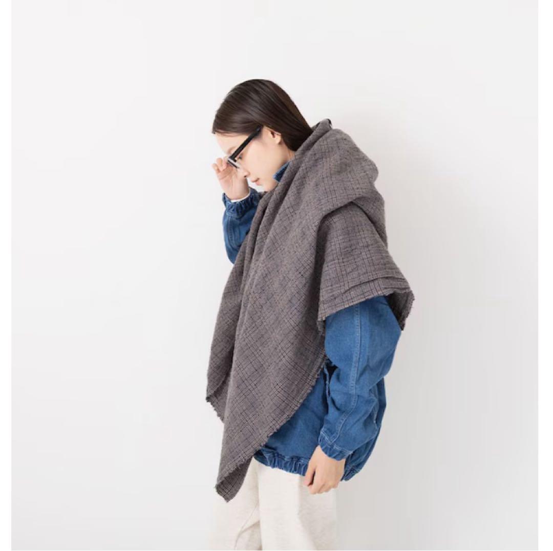 ヴェリテクール　グレンチェックストール