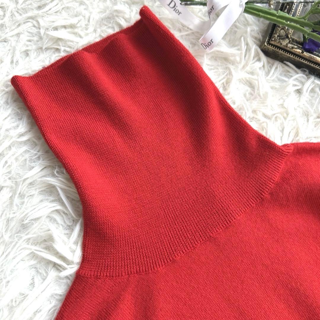 美品✨ヴィヴィアンウエストウッド　タートルネックニット　オーブ　レッド　赤