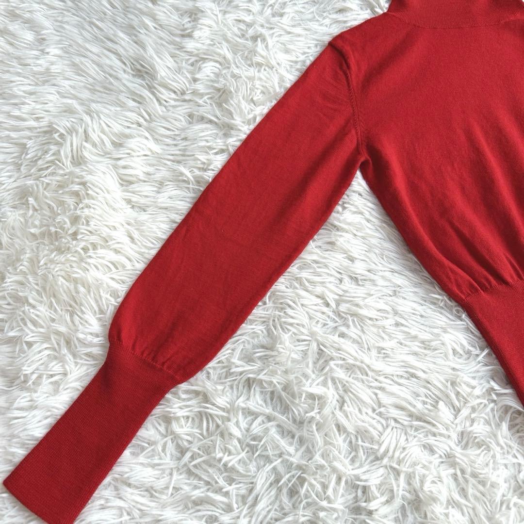 美品✨ヴィヴィアンウエストウッド　タートルネックニット　オーブ　レッド　赤