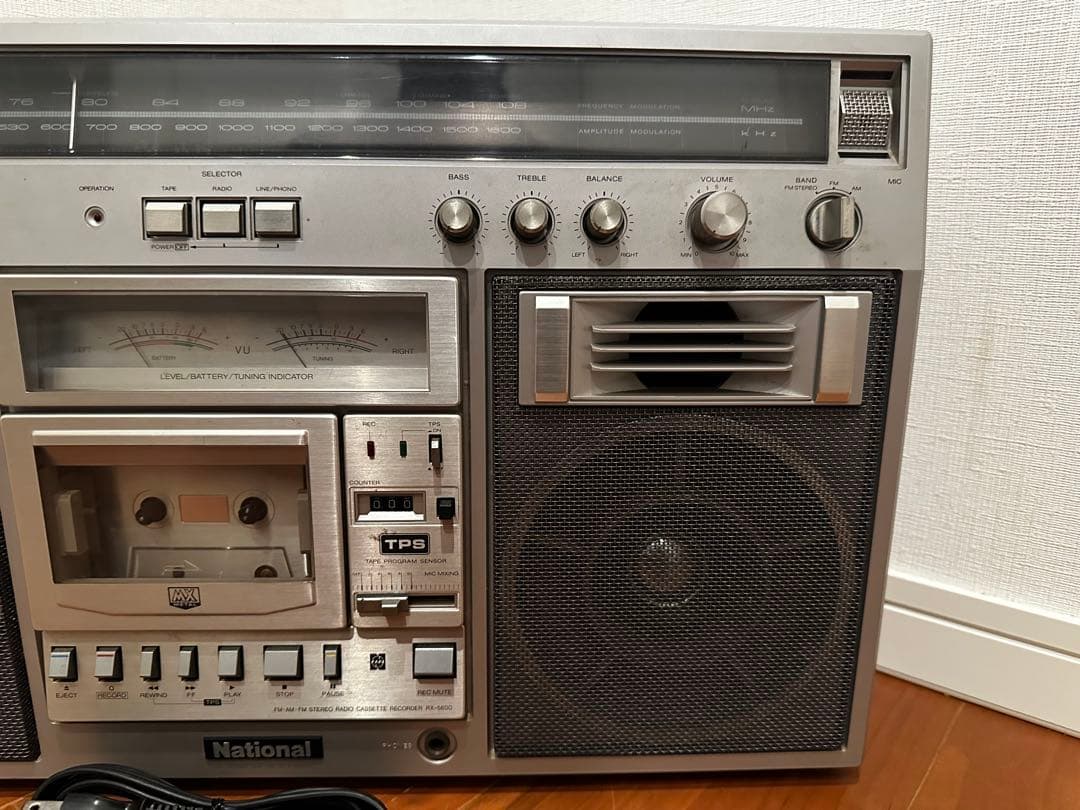 【希少】ナショナル ラジカセ RX-5600 メタルテープ 動作確認済