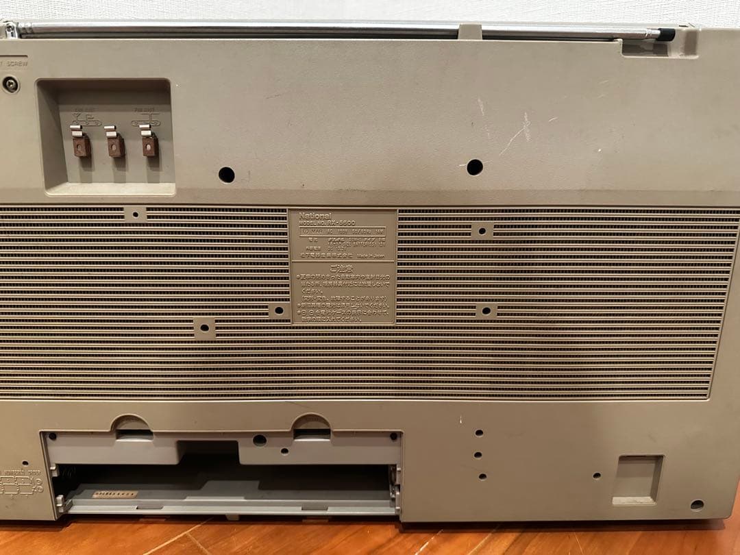【希少】ナショナル ラジカセ RX-5600 メタルテープ 動作確認済