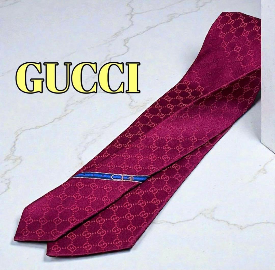 GUCCI ネクタイ GG柄 モノグラム 美品