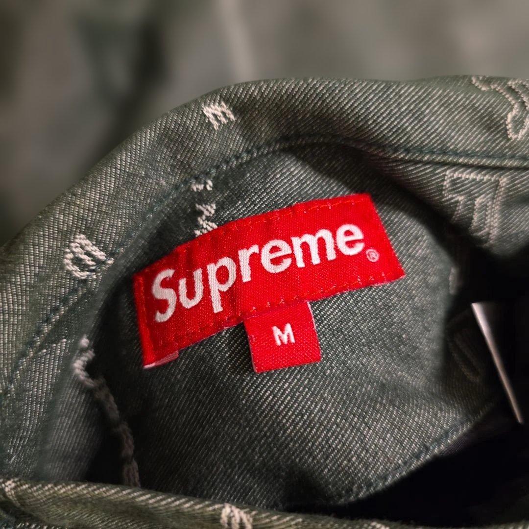 SUPREMEリバーシブル キルティングジャケット オリーブグリーン