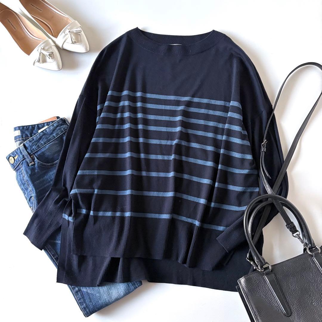 極美品♡　定価31,900円　セオリーリュクス　ウール100%　ワイドニット