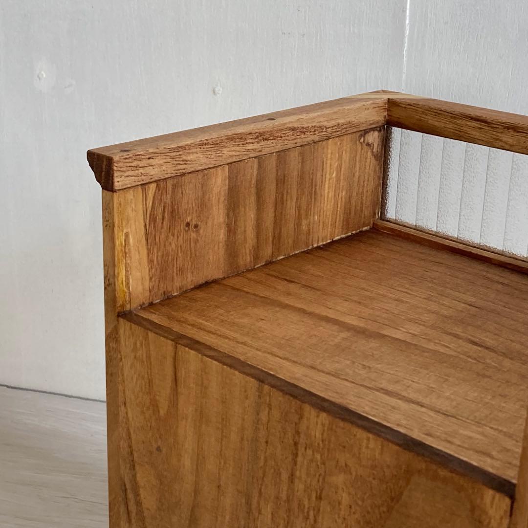 とらじ 小振りな７杯 小引き出し 小物入れ モールガラス