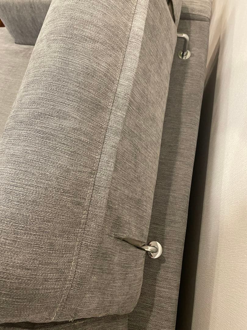 3人掛けソファ 布張りタイプ (サザーラ GY)