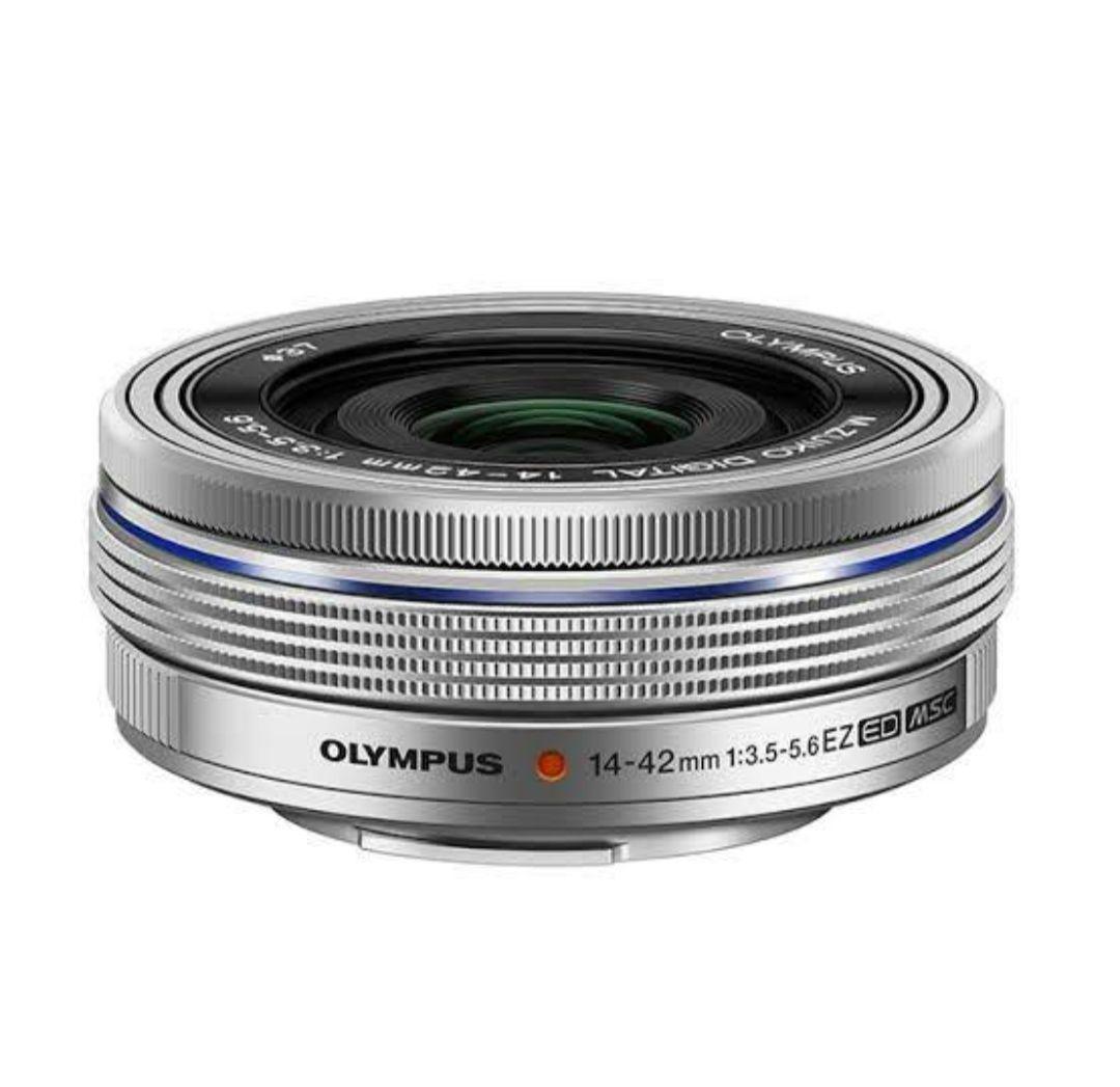 ❤ほぼ新品❤️ OLYMPUS パンケーキレンズ ❤14-42mm シルバー❤️